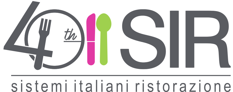 SIR Sistemi Italiani Ristorazione Logo SIR 40 anni